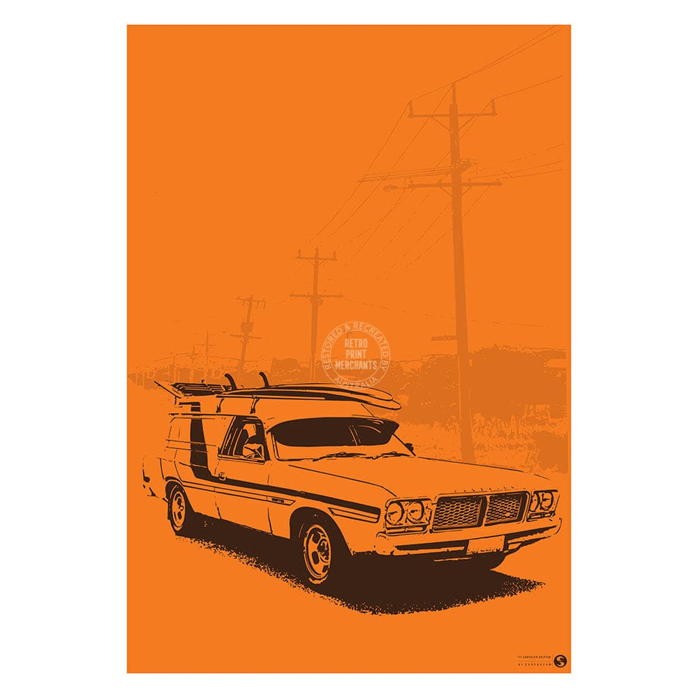 Surf Chrysler Drifter 1977 | Australia Print Art