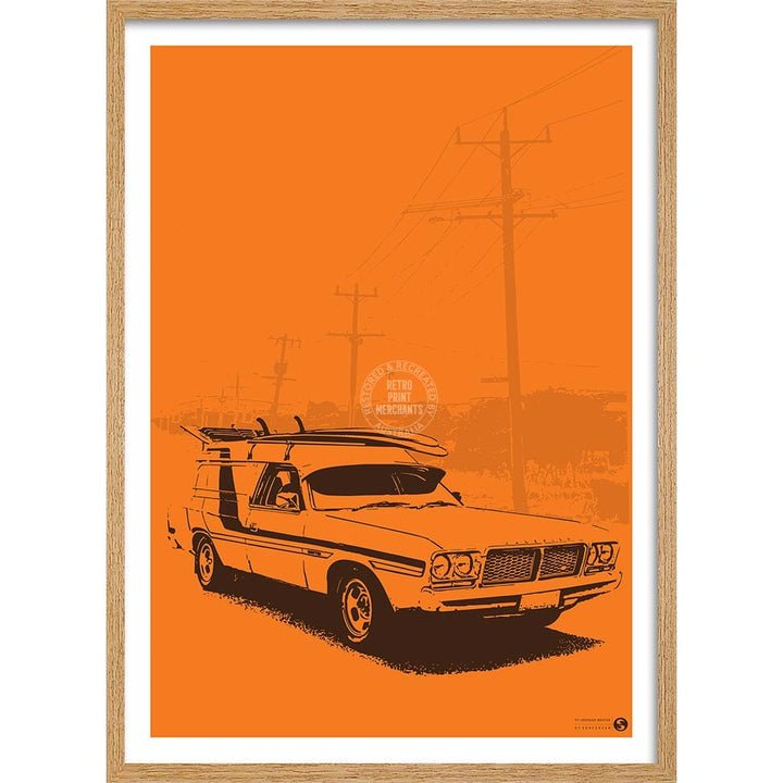 Surf Chrysler Drifter 1977 | Australia Print Art
