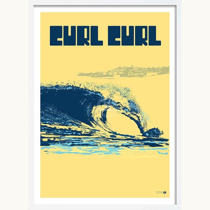Surf Curl | Australia Print Art