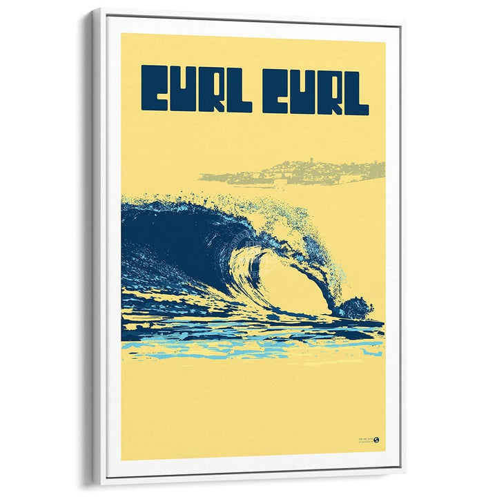 Surf Curl | Australia Print Art