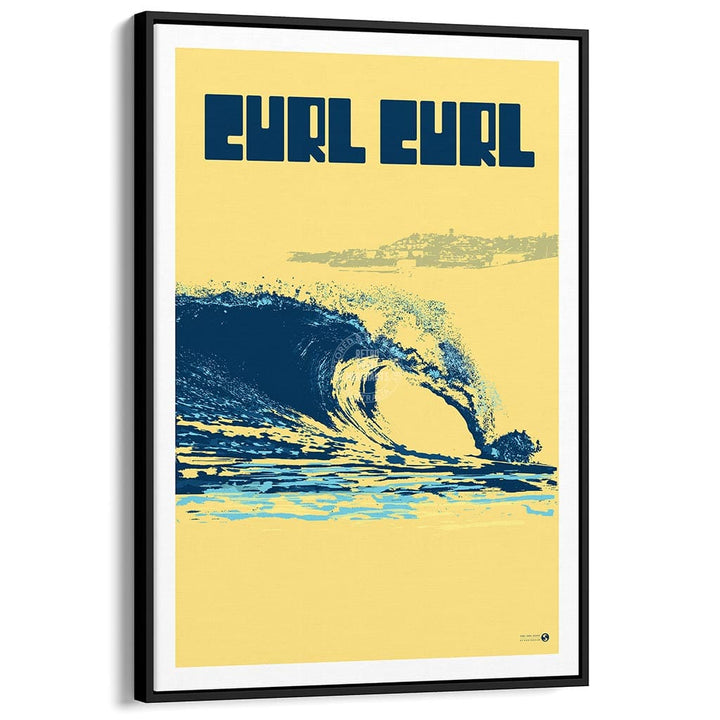 Surf Curl | Australia Print Art