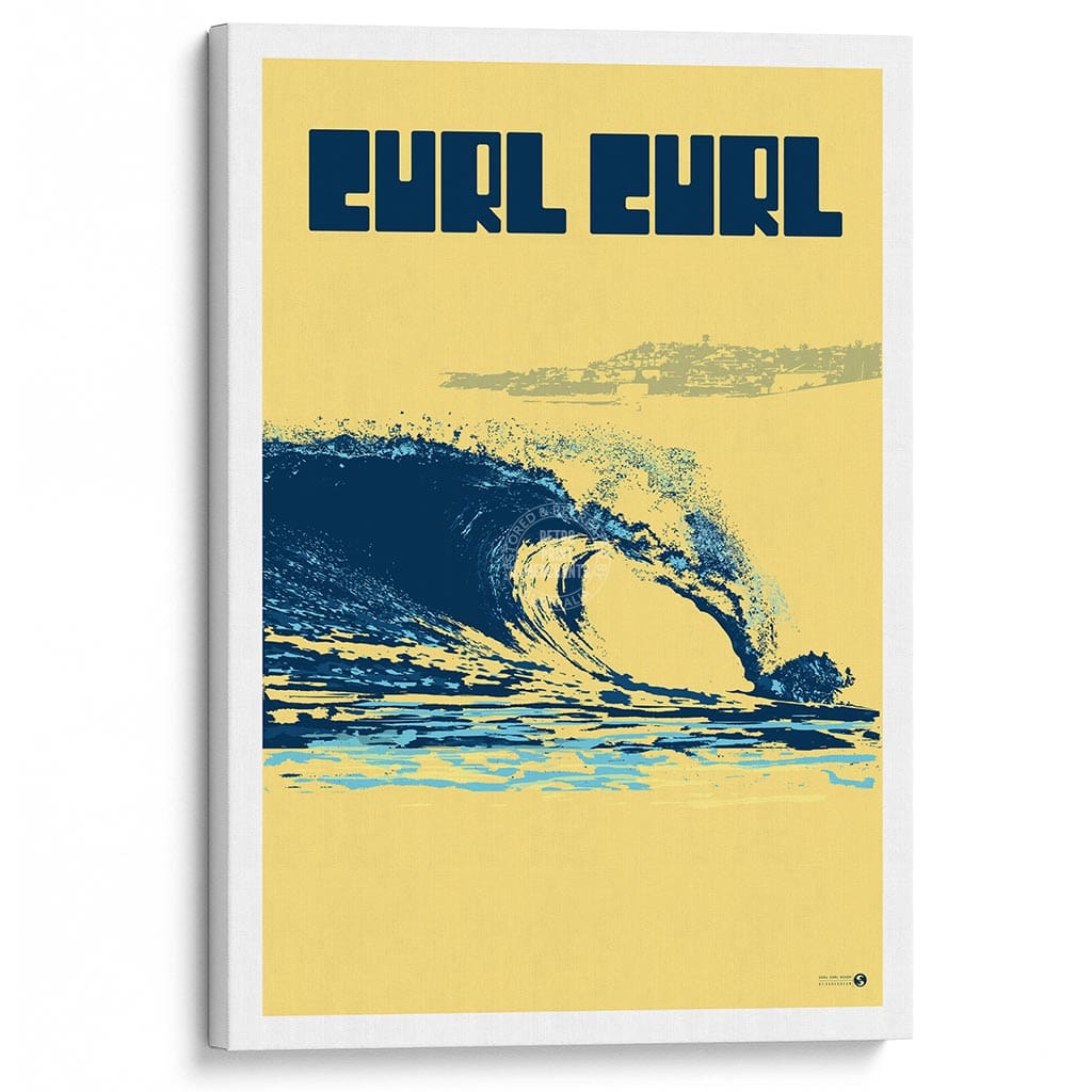 Surf Curl | Australia Print Art