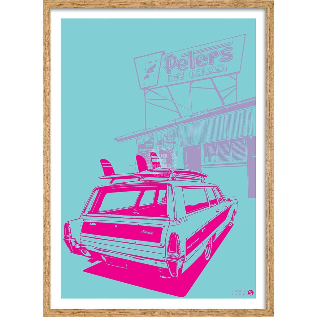 Surf Ford Mercury 1968 | Australia Print Art