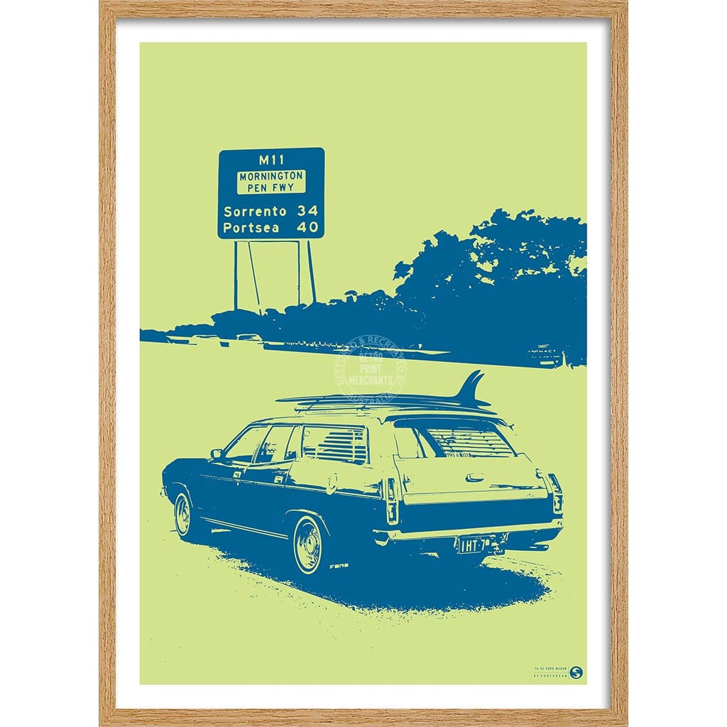 Surf Ford Xc 1976 | Australia Print Art