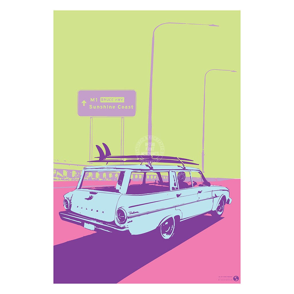Surf Ford Xp 1966 | Australia Print Art