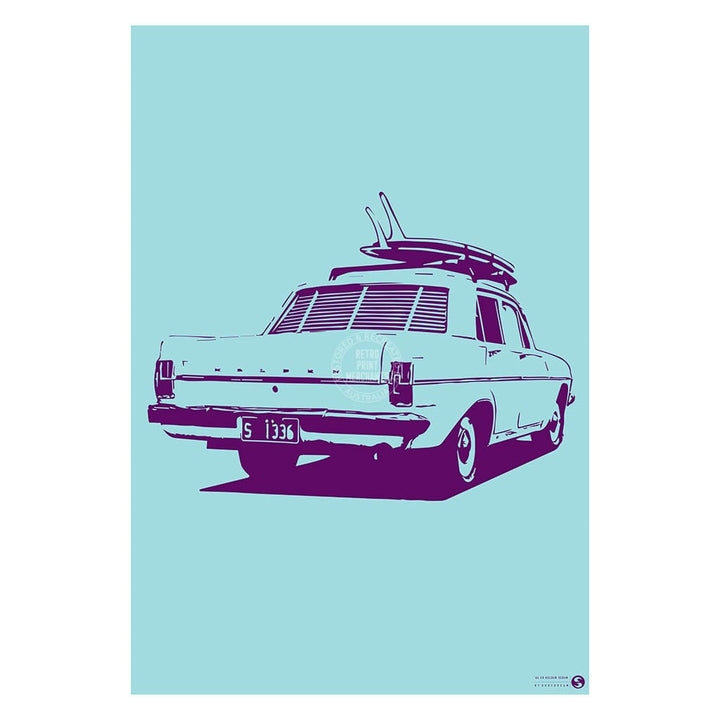 Surf Holden Eh 1964 | Australia Print Art