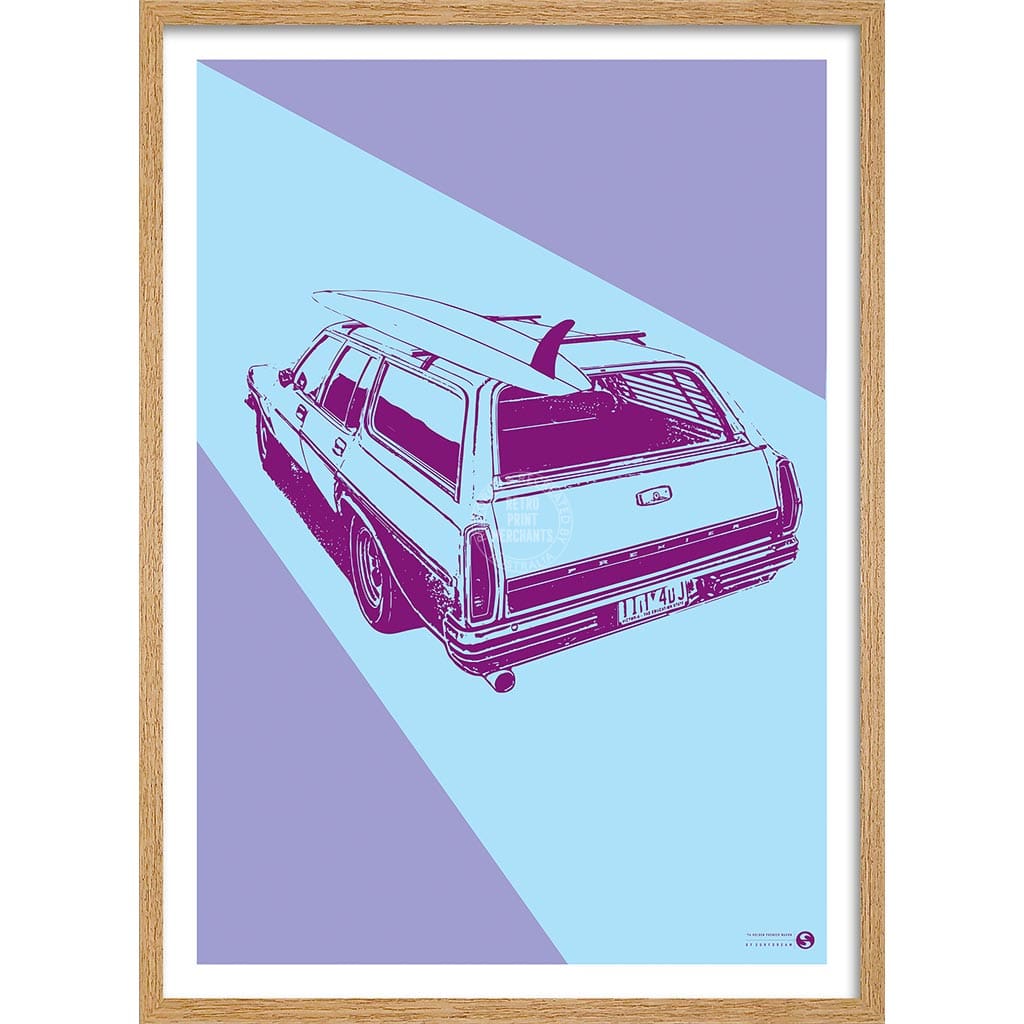 Surf Holden Hq Premier 1974 | Australia Print Art