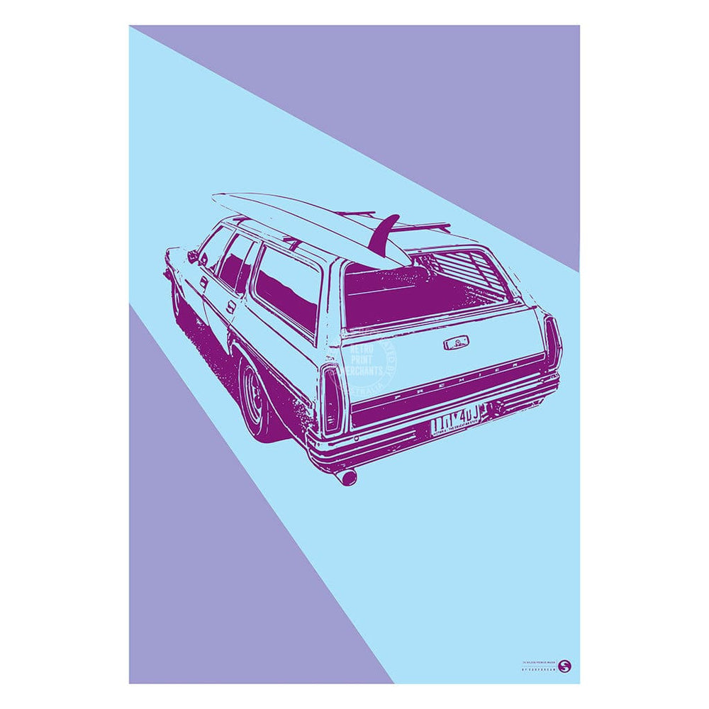 Surf Holden Hq Premier 1974 | Australia Print Art