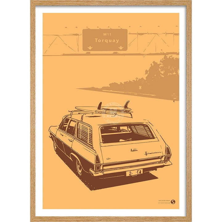 Surf Holden Hr 1968 | Australia Print Art