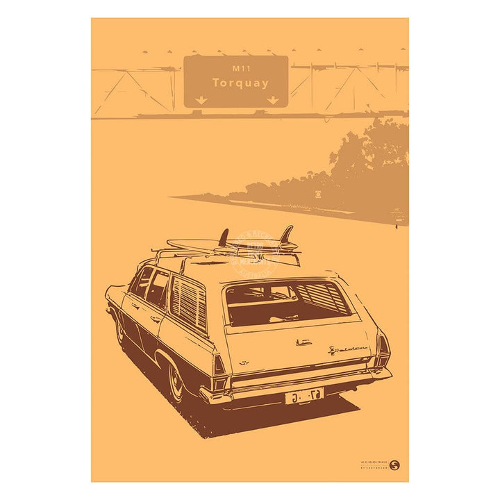 Surf Holden Hr 1968 | Australia Print Art