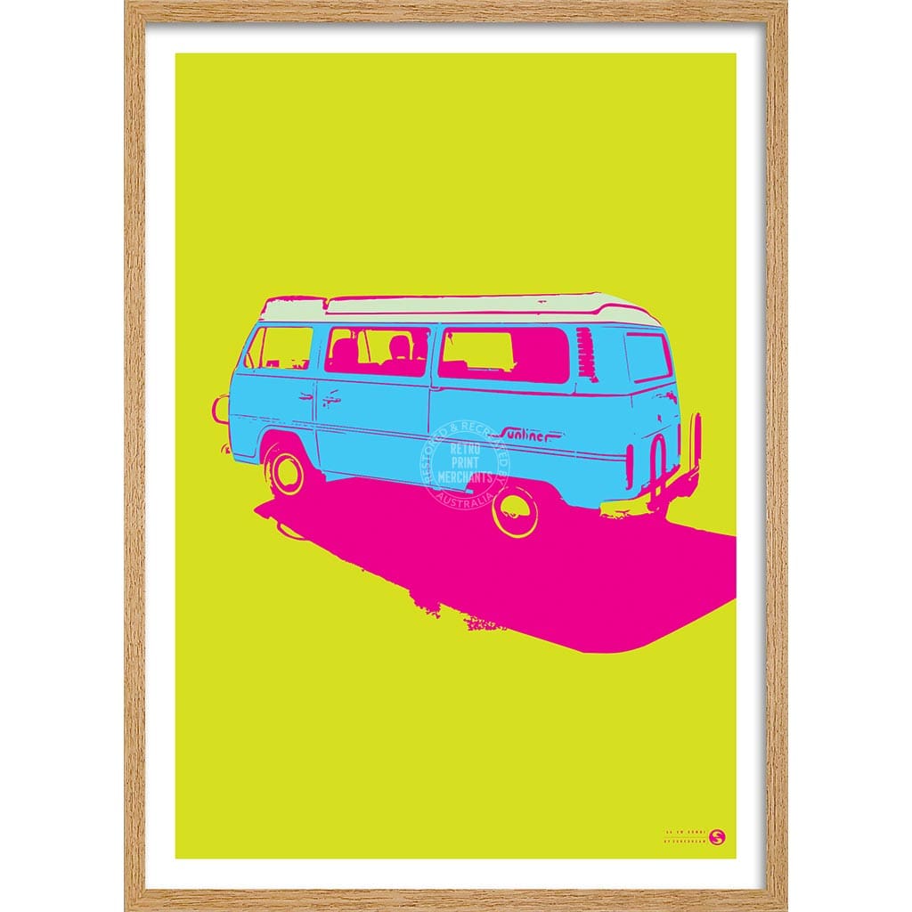 Surf Kombi Transporter 1974 | Australia Print Art