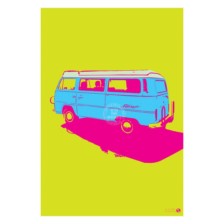 Surf Kombi Transporter 1974 | Australia Print Art