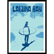 Surf Laguna Bay Noosa: Blue | Australia Print Art