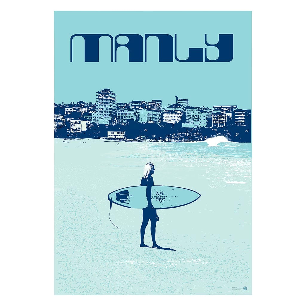 Surf Manly | Australia Print Art