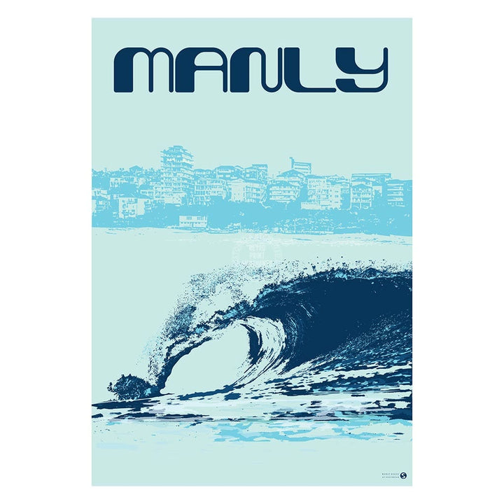 Surf Manly Wave | Australia Print Art