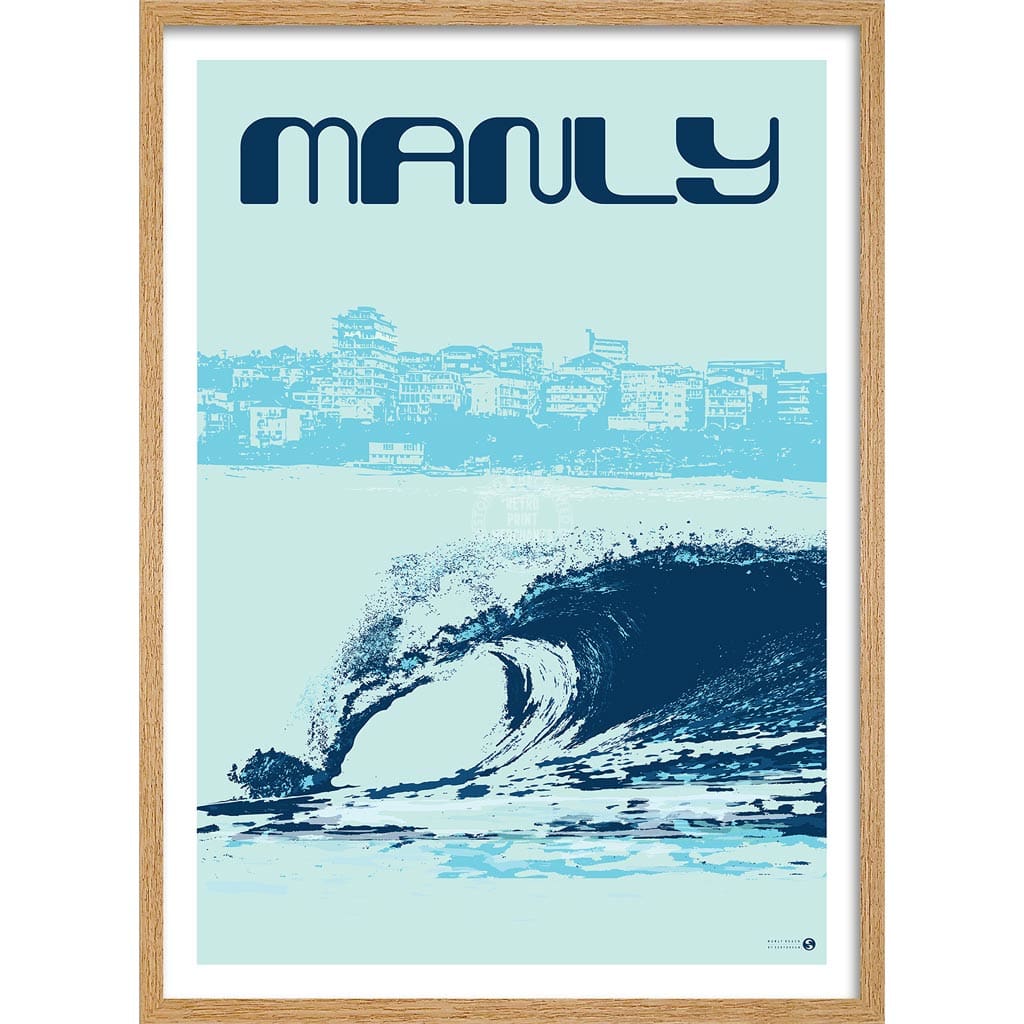 Surf Manly Wave | Australia Print Art