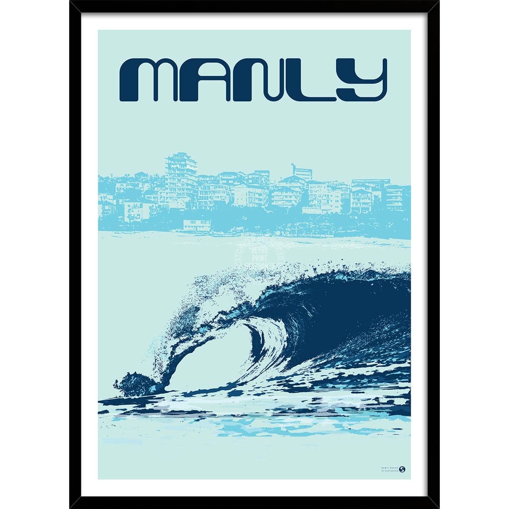 Surf Manly Wave | Australia Print Art