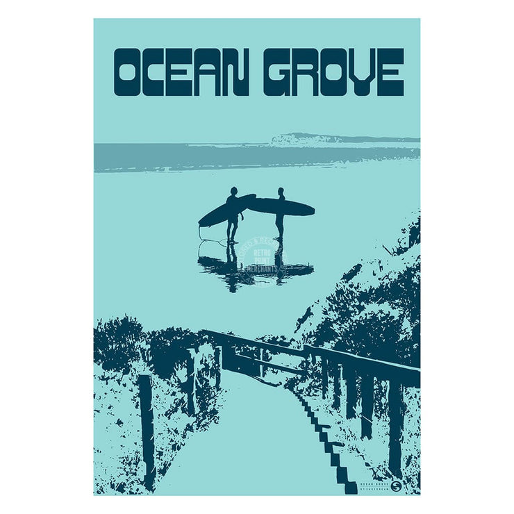 Surf Ocean Grove | Australia Print Art