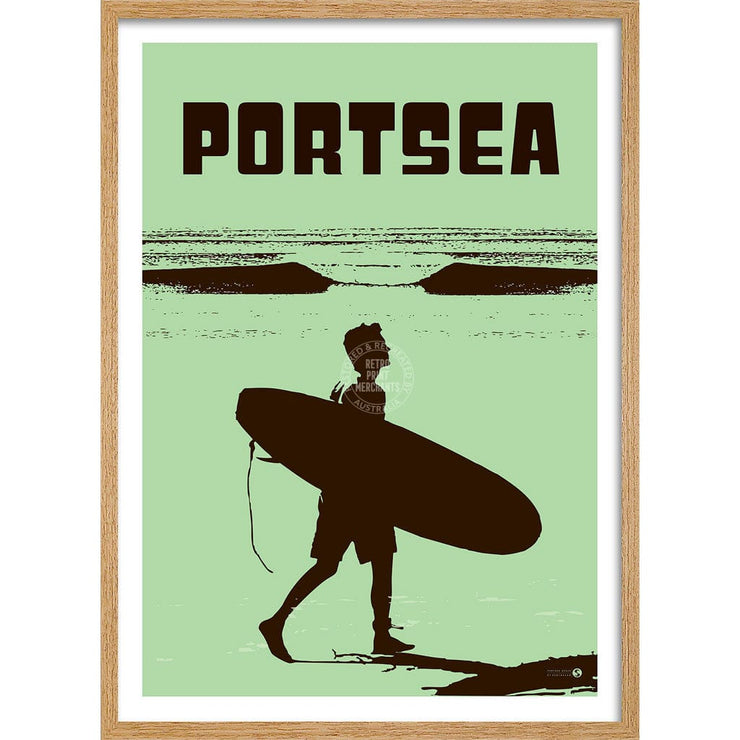 Surf Portsea: Green | Australia Print Art