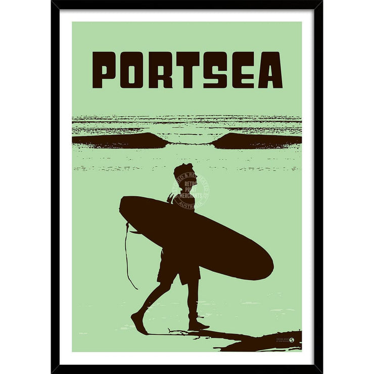 Surf Portsea: Green | Australia Print Art