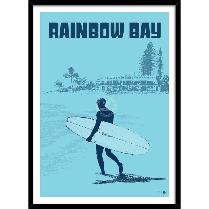 Surf Rainbow Bay | Australia Print Art