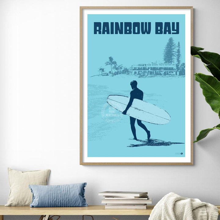 Surf Rainbow Bay | Australia Print Art