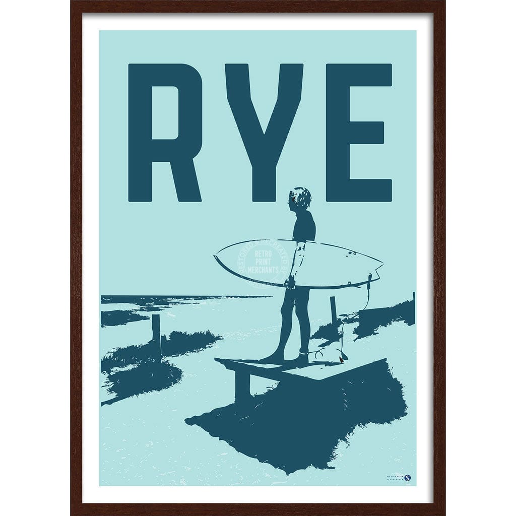 Surf Rye Back Beach | Australia Print Art