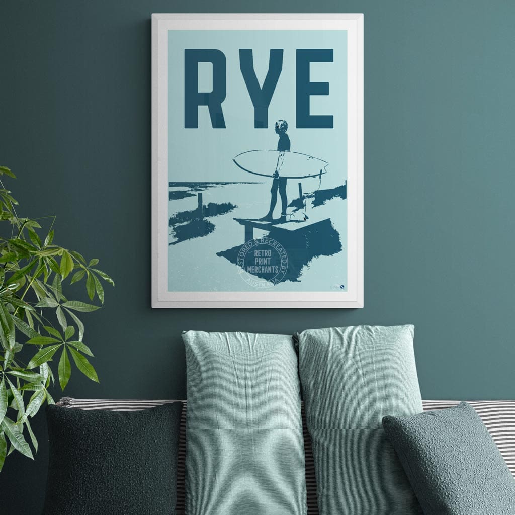 Surf Rye Back Beach | Australia Print Art