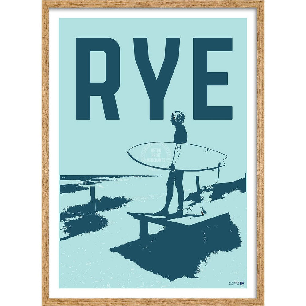 Surf Rye Back Beach | Australia Print Art