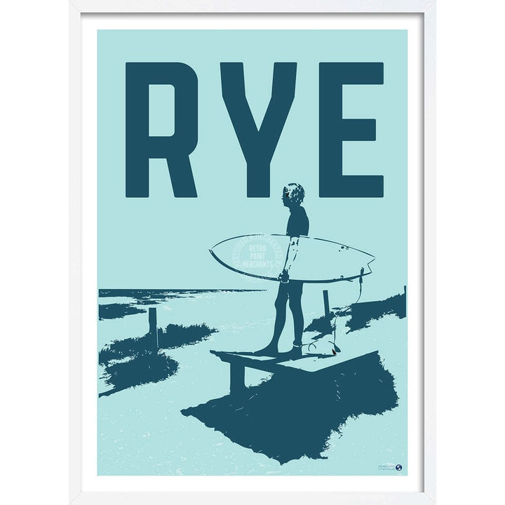 Surf Rye Back Beach | Australia Print Art