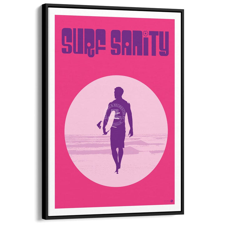 Surf Sanity Pink | Australia Print Art