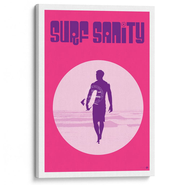 Surf Sanity Pink | Australia Print Art