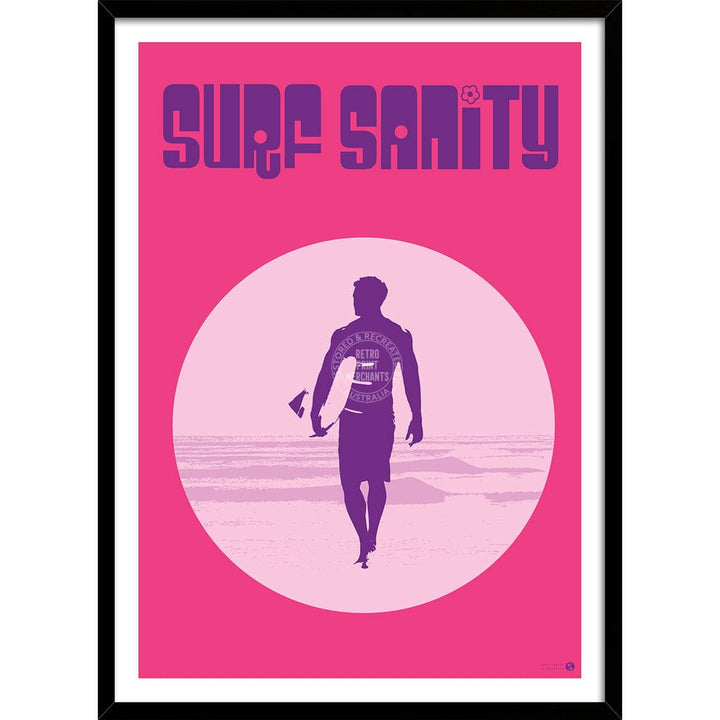 Surf Sanity Pink | Australia Print Art