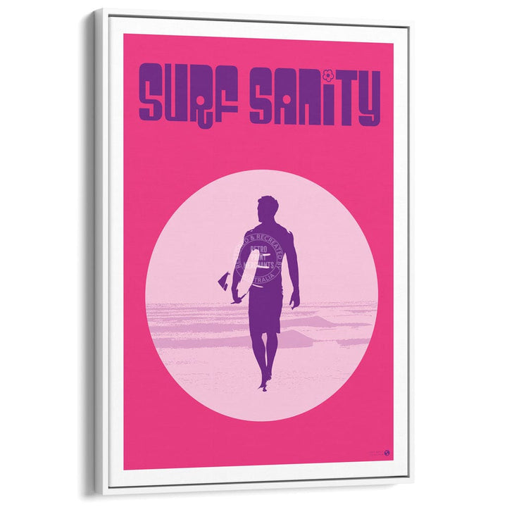 Surf Sanity Pink | Australia Print Art
