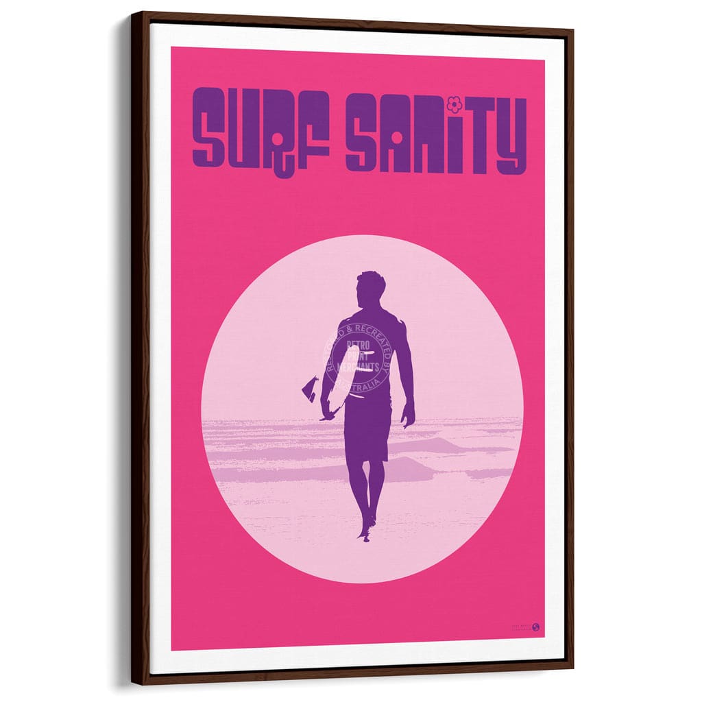 Surf Sanity Pink | Australia Print Art