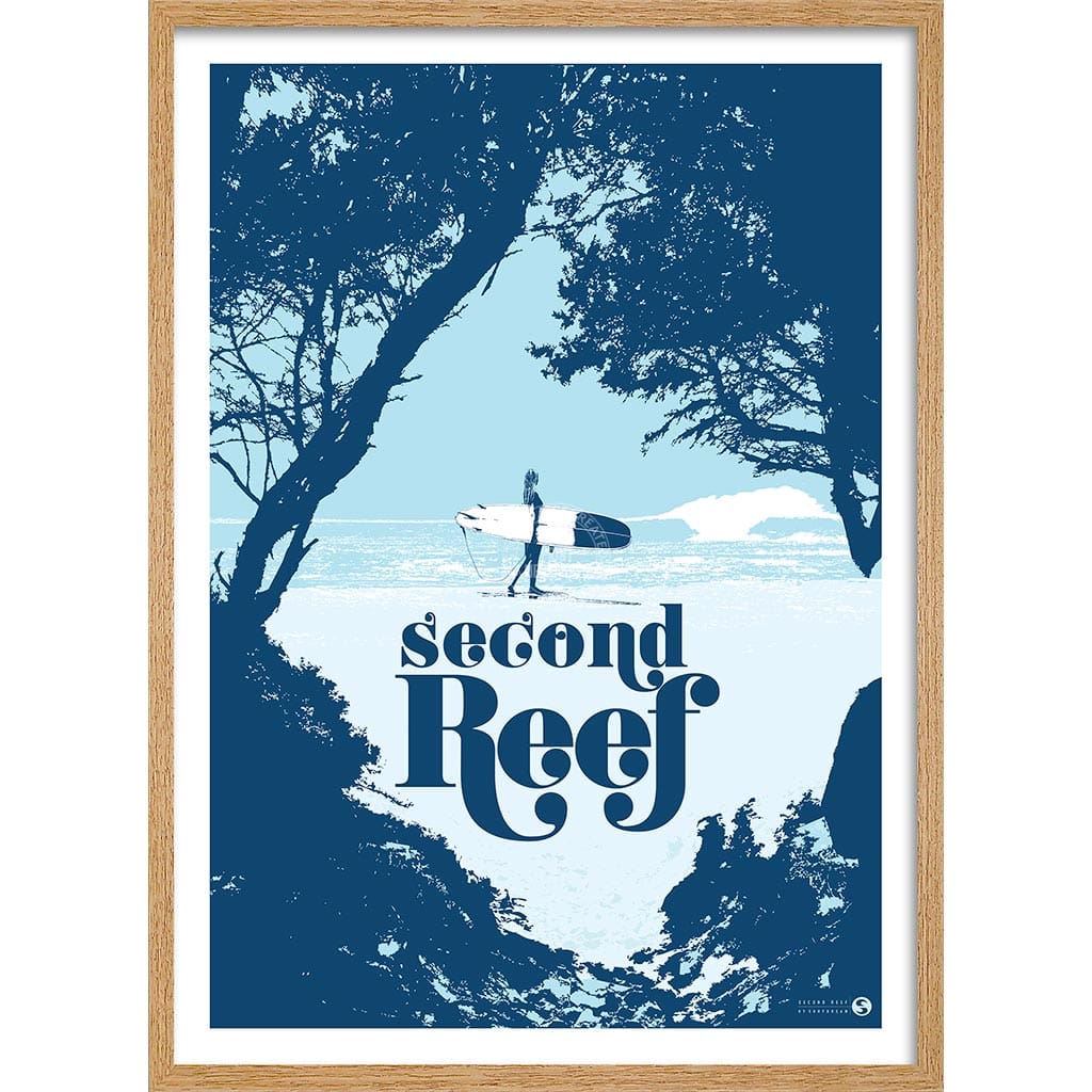 Surf Second Reef Mornington Peninsula | Australia Print Art