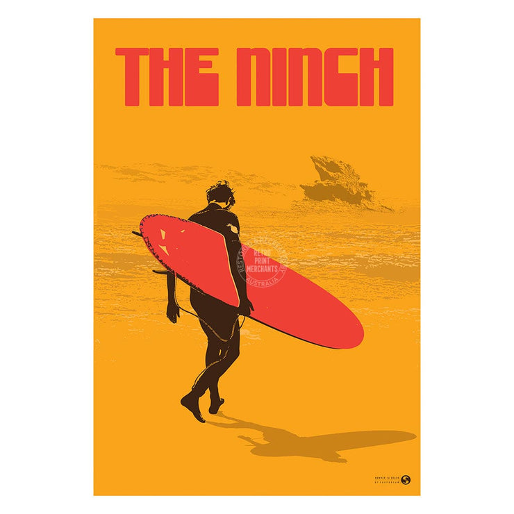 Surf The Ninch Mornington Peninsula | Australia Print Art