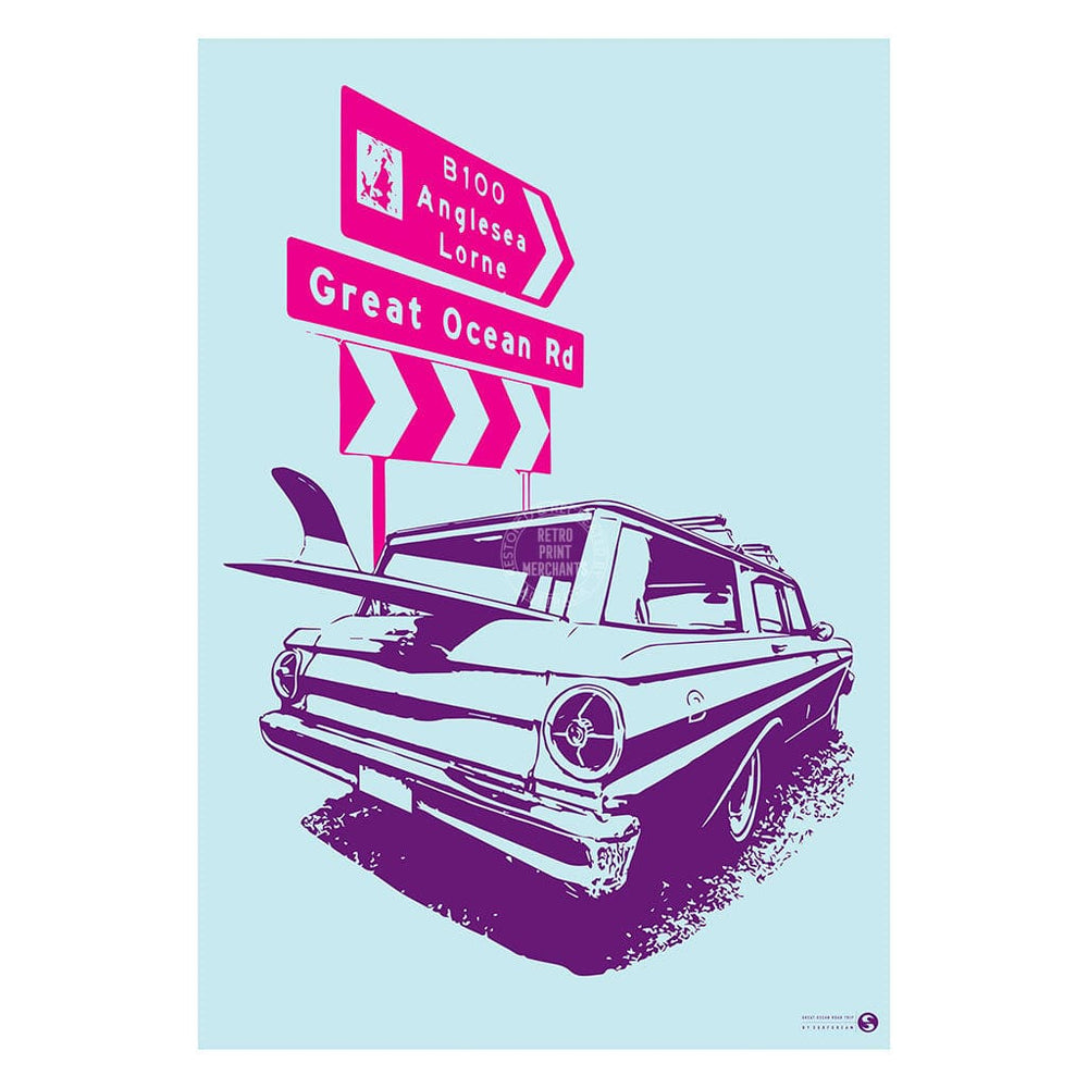 Surf Trip Great Ocean Road | Australia Print Art
