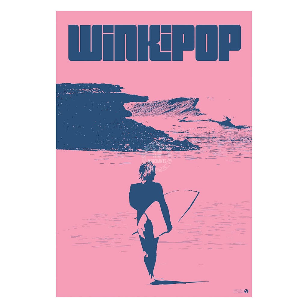 Surf Winkipop | Australia Print Art