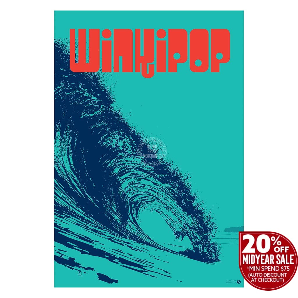 Surf Winkipop | Australia Print Art