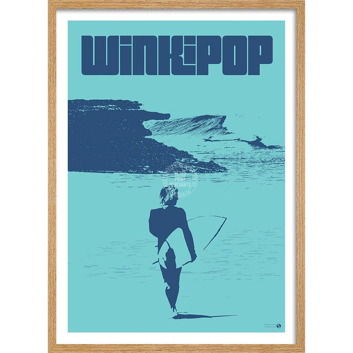 Surf Winkipop | Australia Print Art