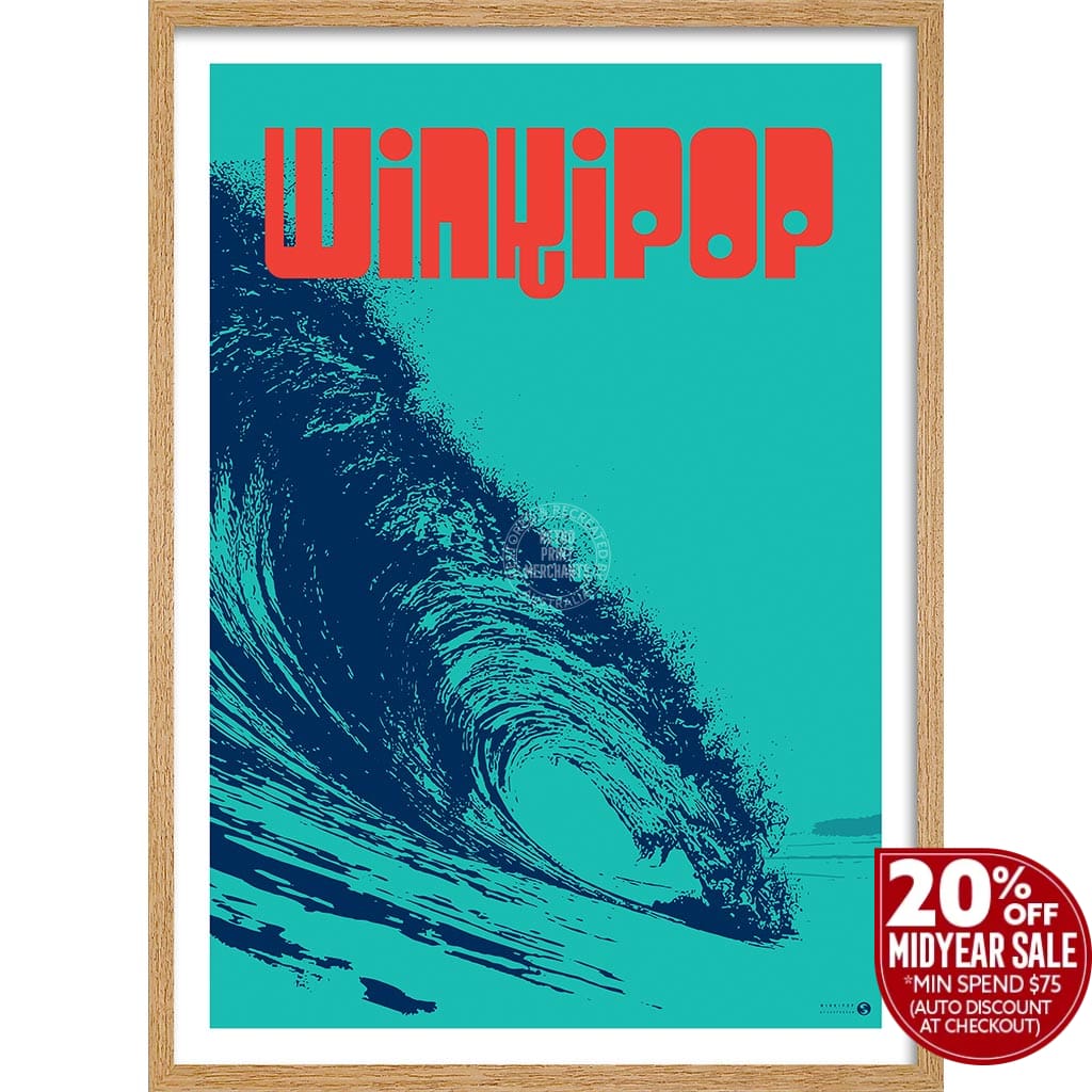 Surf Winkipop | Australia Print Art