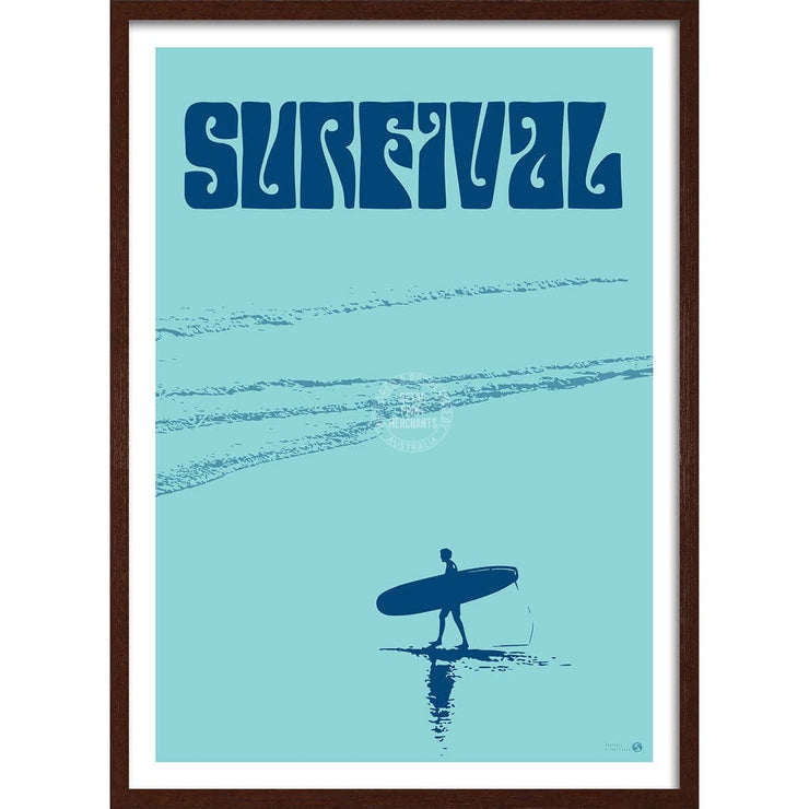 Surfival | Australia Print Art