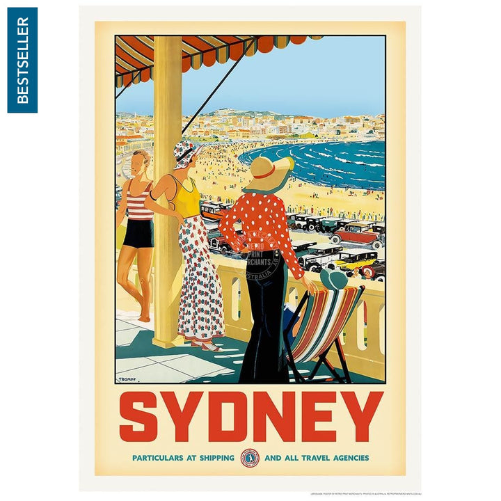 Sydney Bondi Beach | Australia 422Mm X 295Mm 16.6 11.6 A3 / Unframed Print Art