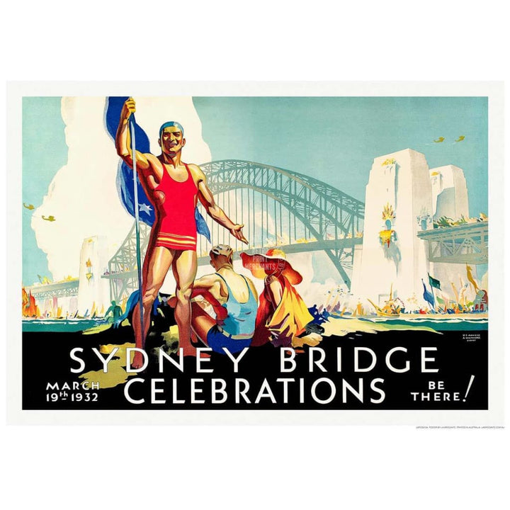 Sydney Harbour Bridge Opening | Australia 422Mm X 295Mm 16.6 11.6 A3 / Unframed Print Art