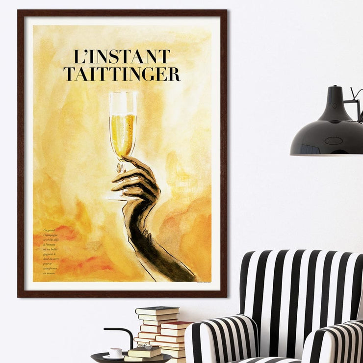 Taittinger Bubbles | France Print Art