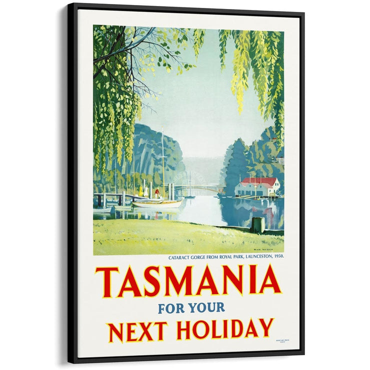 Vintage Poster - Australia - Tasmania Particulars at Travel and