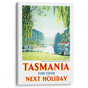 Tasmania | Australia A3 297 X 420Mm 11.7 16.5 Inches / Stretched Canvas Print Art