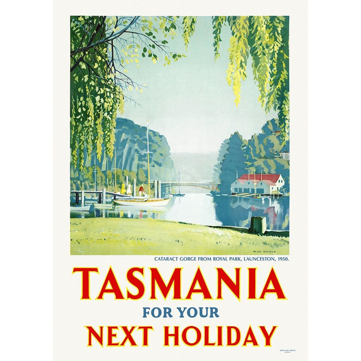 Tasmania | Australia A3 297 X 420Mm 11.7 16.5 Inches / Unframed Print Art