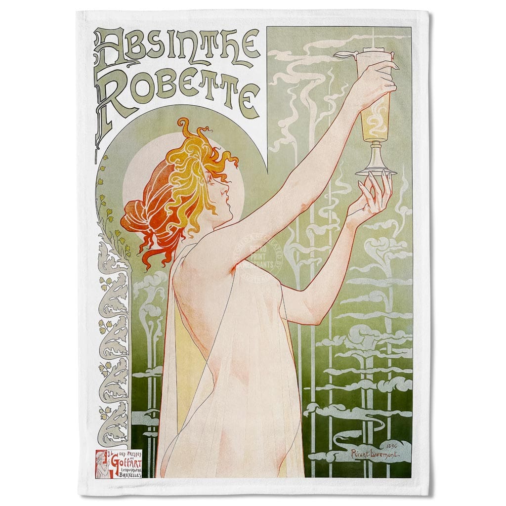 Linen Tea Towel | Absinthe Linen Tea Towel